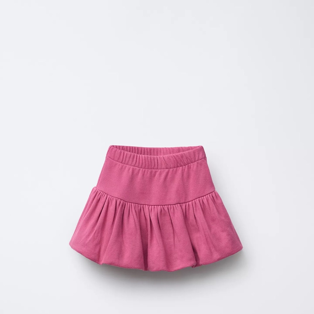 Zara Pink Flared Skirt